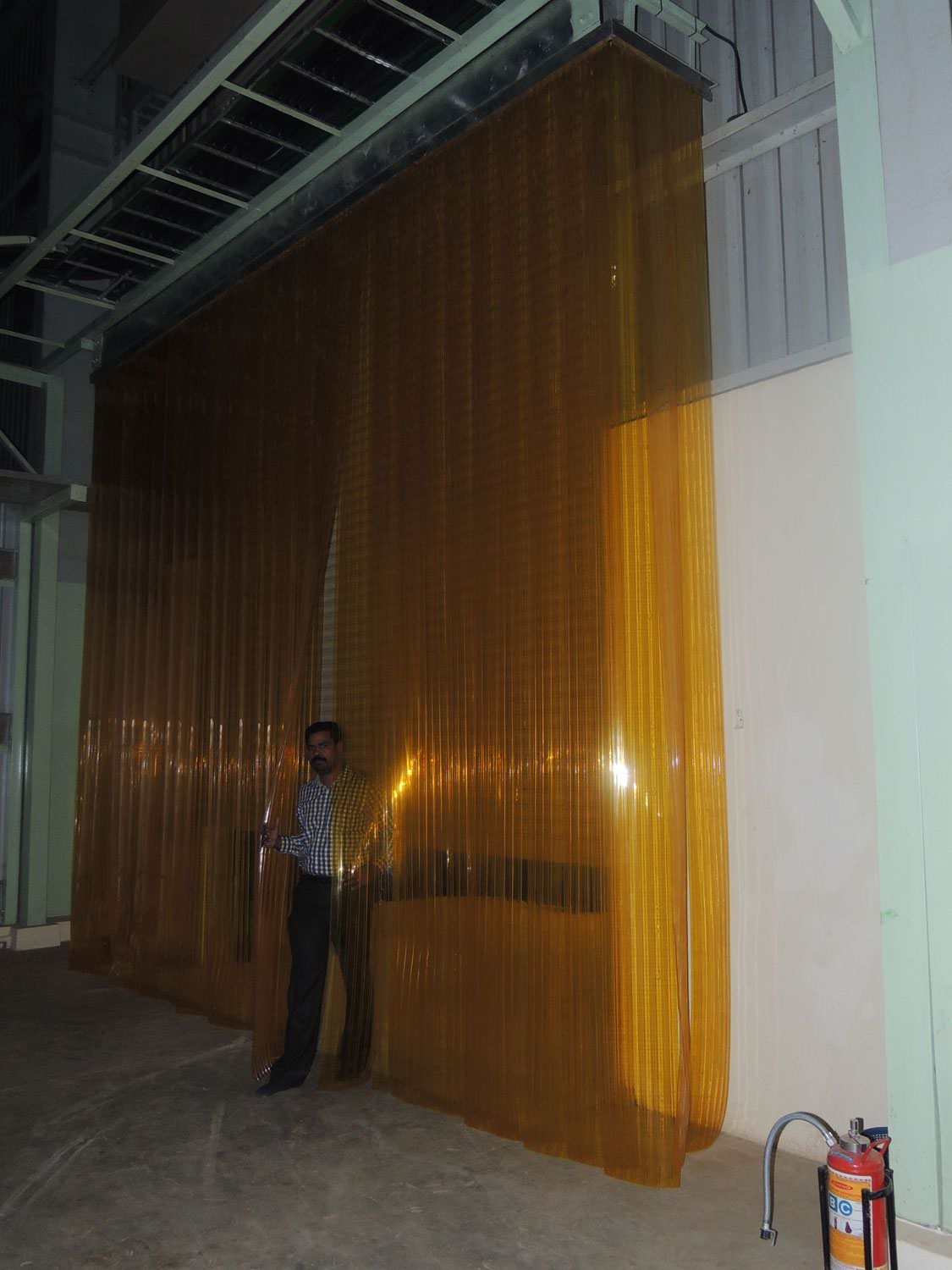 Double-ribbed-Industrial-warehouse curtains