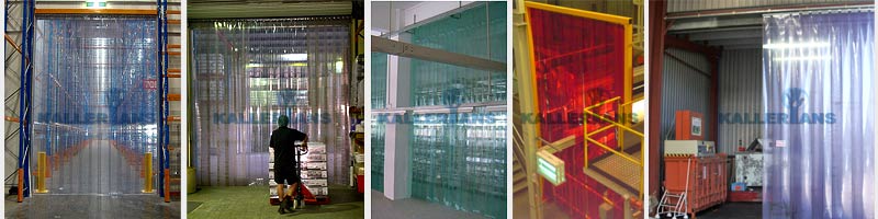 pvc strip doors and curtains